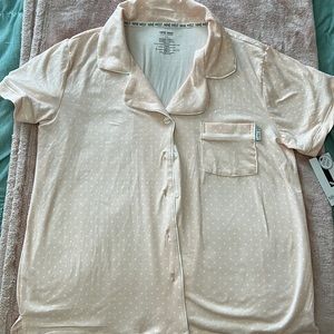 Nine West Pink Polka Dot Pajama Set